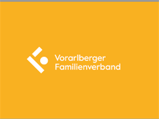 Vorarlberger Familienverband (weiß auf dunkelgelb)